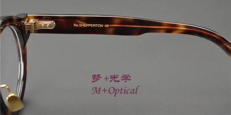 Винтажная ацетатная оправа для очков SHEPPERTON, уникальный дизайн, классические круглые большие очки для женщин и мужчин, чехол в коробке