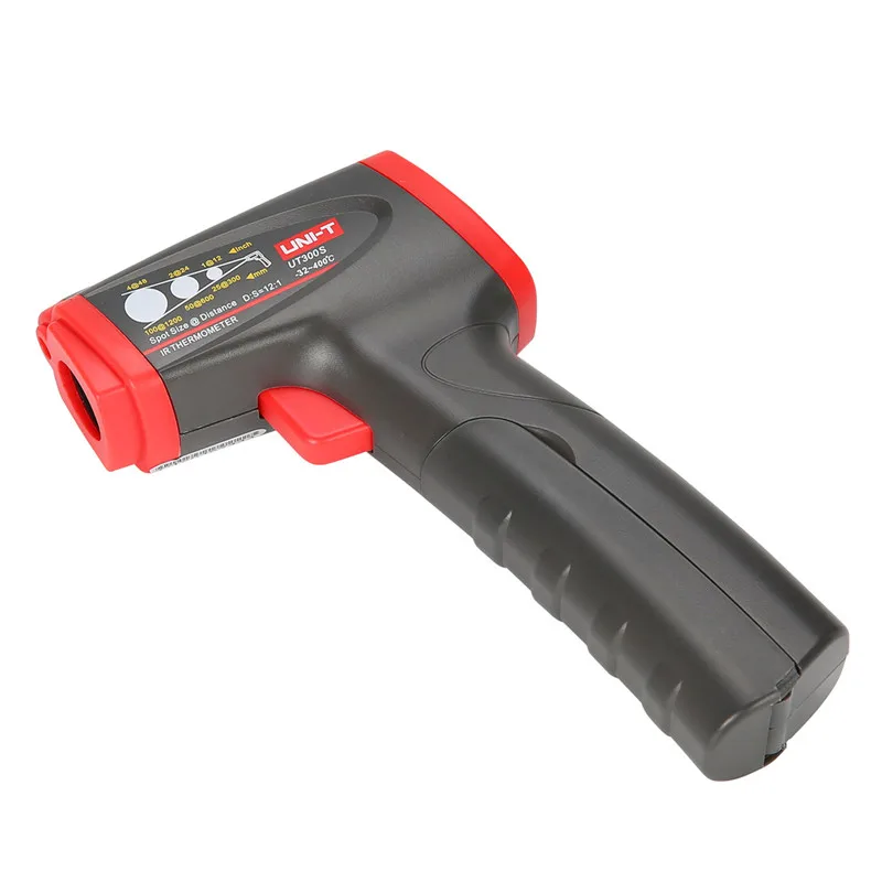 

UNI-T Digital Infrared Thermometers UT300S Non-contact IR Temperature Gun with LCD Backlight -32- 400 degree industrial pyromete