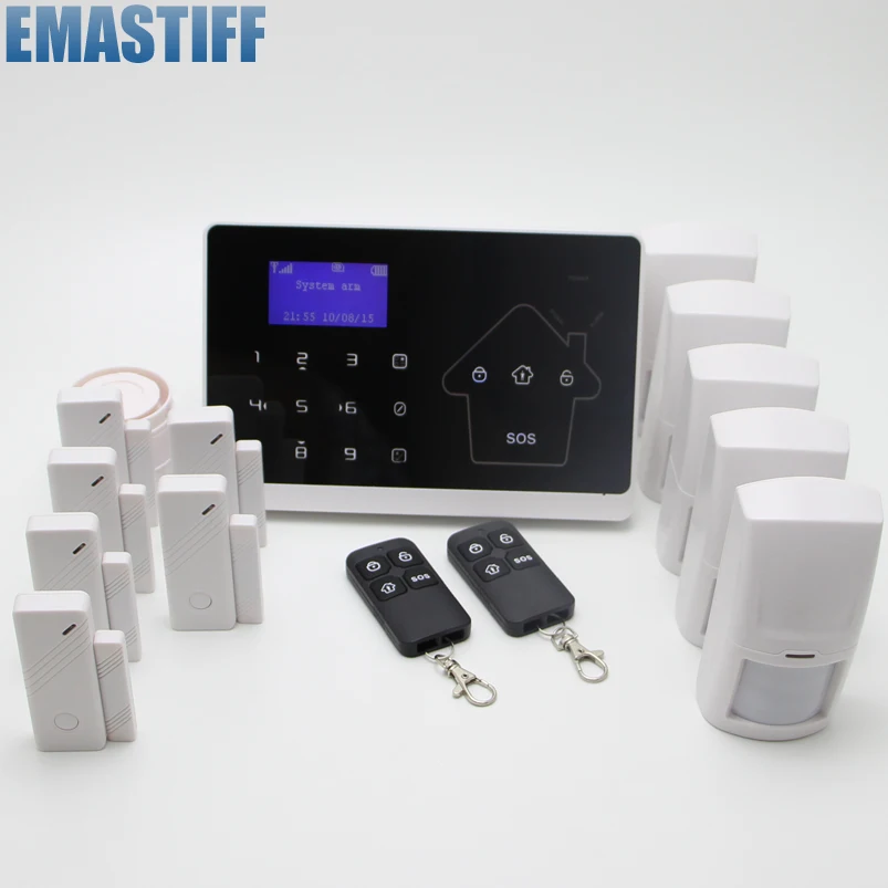 

quad bands GSM alarm system Home alarm system alarm systems security home 2 years warranty