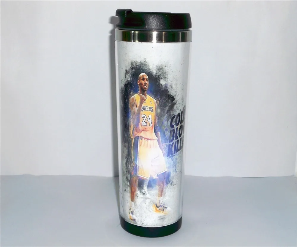 New Kobe Bryant Coffee Mug Stainless Steel Cup Water Tea Sports Outdoor 18 CM 14 OZ | Дом и сад