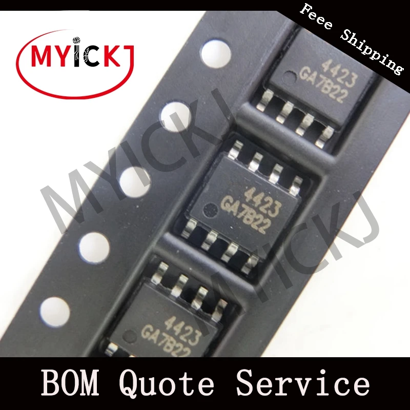 

10pcs AO4423 IC CHIP MOSFET P-CH 30V 17A sop 8 4423 new original