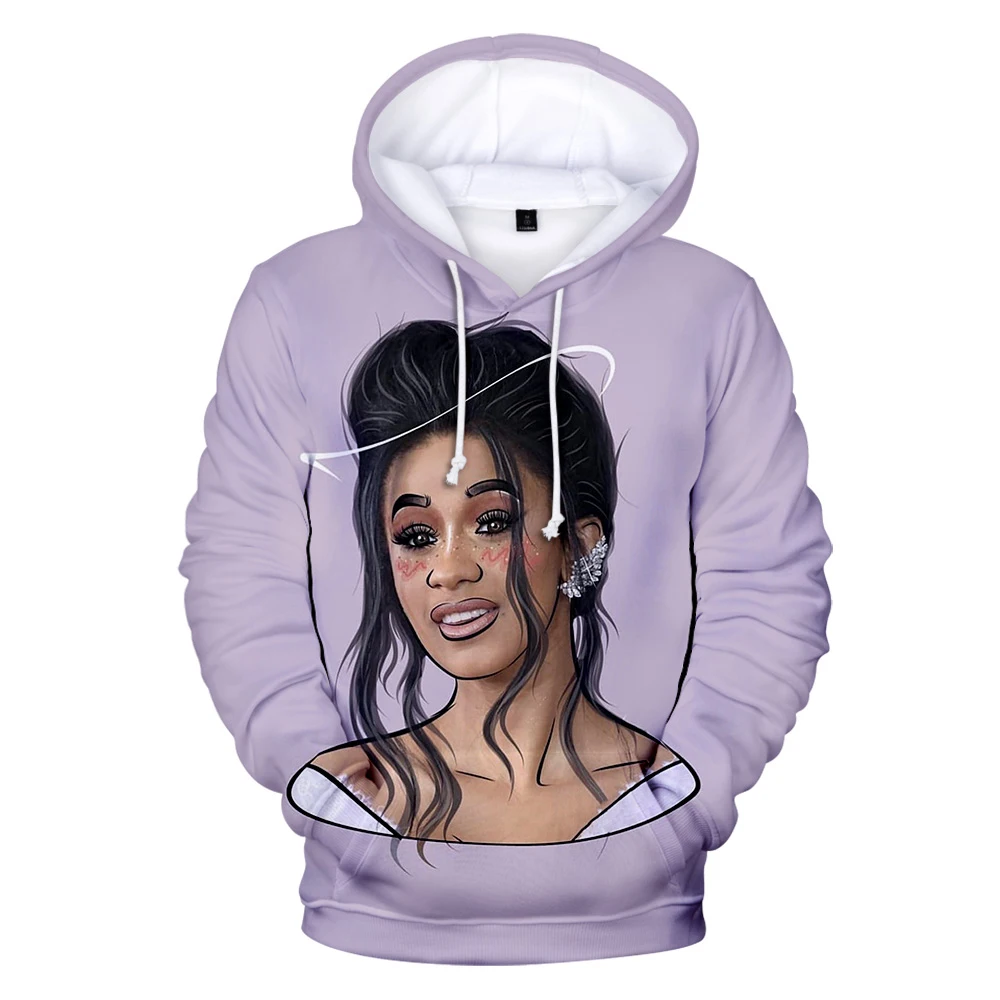 Хип хоп Cardi B толстовки 3D толстовки для женщин и мужчин 3D толстовки персонаж idol Cardi B толстовки для женщин мужчин плюс размер пуловеры XXS-4XL