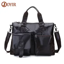 JOYIR, мужской портфель, кожаная сумка для ноутбука, сумка из натуральной кожи, мужская сумка-мессенджер на плечо, мужские сумки через плечо, сумки& 42