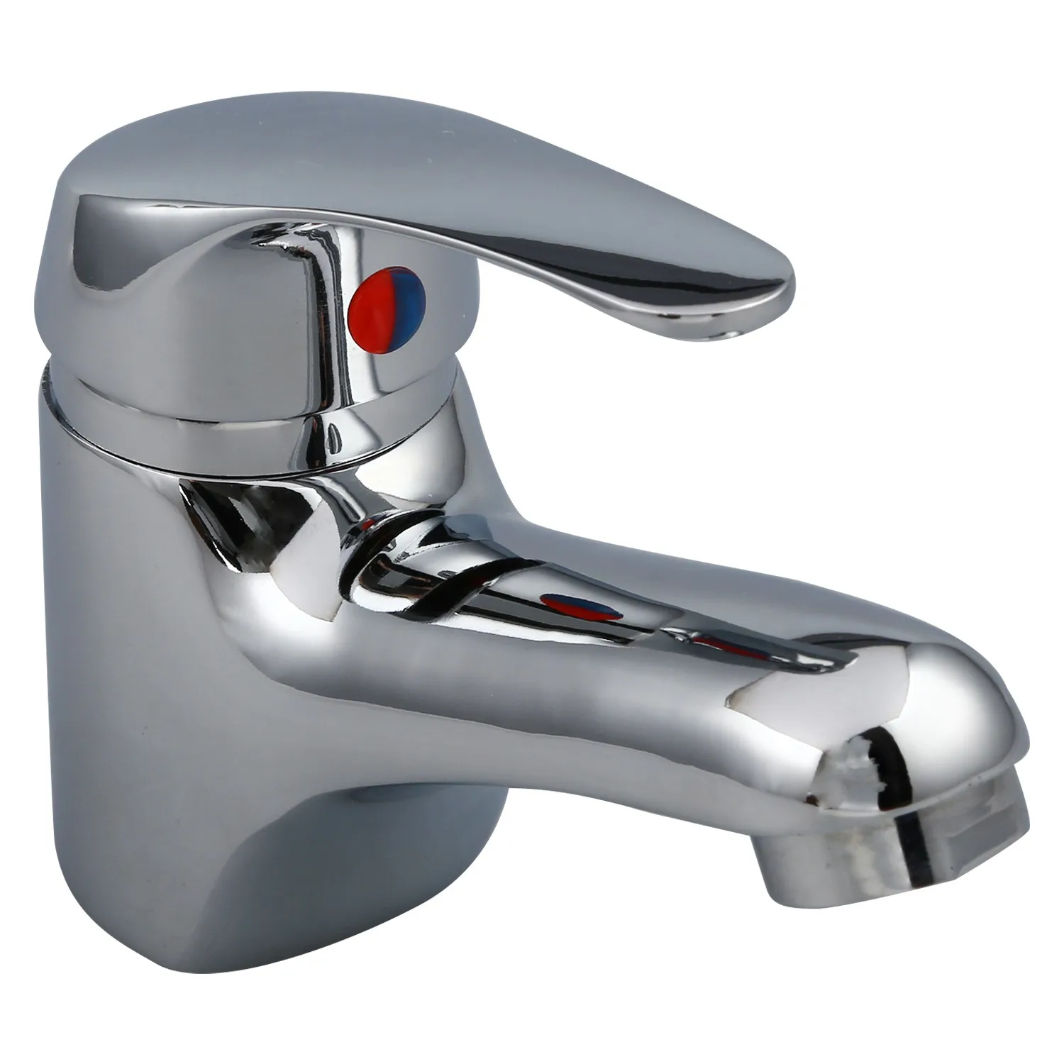 

Chrome Single Lever Lavatory Bathroom Faucet with Pop Up Drain