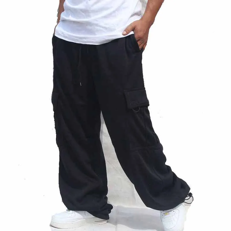 Брюки мужские спортивные в стиле хип хоп|loose cargo pants|cargo pantscasual joggers |