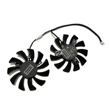 

HA8010H12F-Z 75MM 2Pin GTX1050Ti GPU Cooler DUAL Fan For MSI Geforce GTX 1050Ti GTX-1050-Ti-4GT-OC Graphic Card Cooling