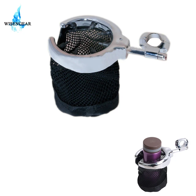 Motorcycle Handlebar Cup Holder Water Bottle Beverage Drink Cup For Honda Yamaha Kawasaki Harley