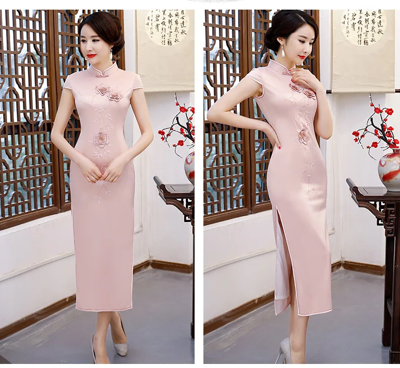 Women's Royal Blue Trailing Strapless Qipao Evening Dresses Chinese Traditional Brocade Long Mermaid Backless Plus Size 3XL  (14)
