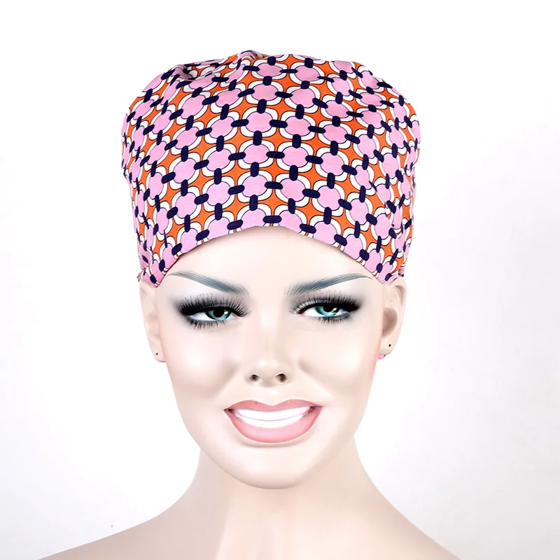 

pure white unisex surgical scrub caps