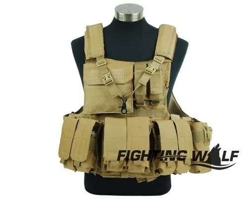 Best price at $142 Cheap 5 Colors 1000D CIRS Tactical Combat Vest Ver 2 High Quality Nylon Wearable Durable Wearable Vest for Military CS War Game Sport