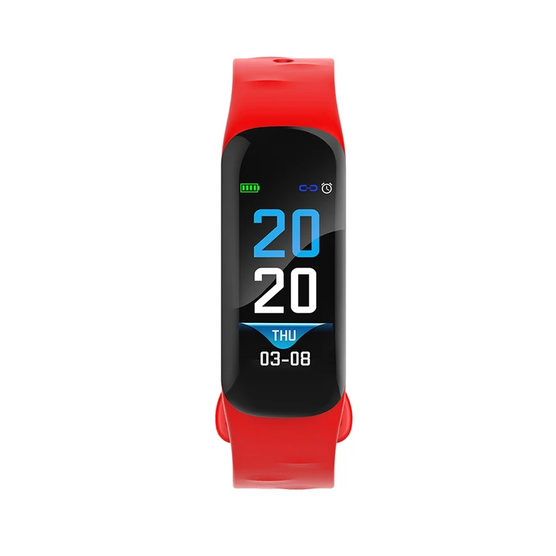 

New Network Smart Watch Blood Pressure wristband Sports Fitness Heart Rate Oxygen Tracker IP67 Waterproof band Pedometer B-C1S-3
