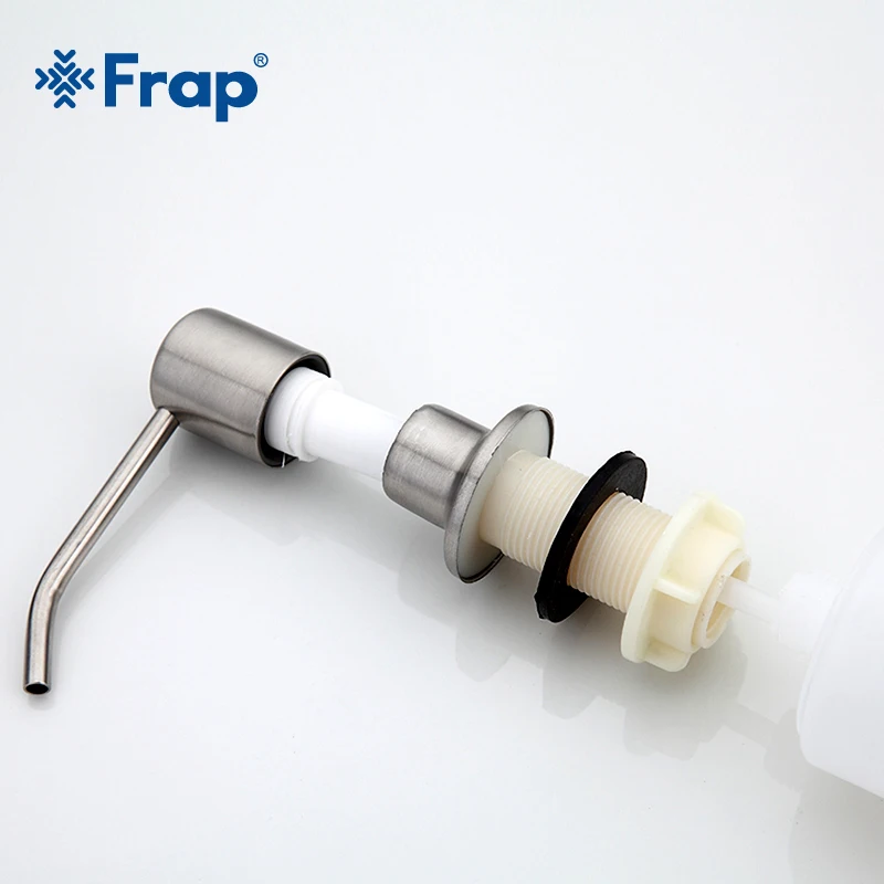 Frap Kitchen Soap Dispensers Deck Mounted Hand Soap Dispenser Stainless Steel Liquid Soap Bottle Kitchen Accessories