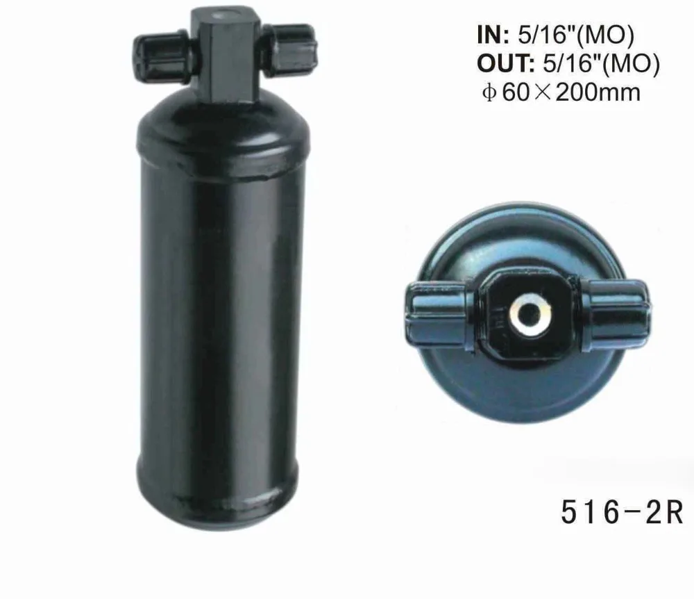 Auto air conditioner receiver drier universal for 516 2R IN&OUT 5/16 MO