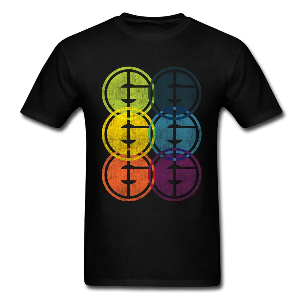 Man Fashion Europe Tops & Tees Round Neck Labor Day Pure Cotton Tshirts Casual Short Sleeve Color Motive Sweatshirts Color Motive black