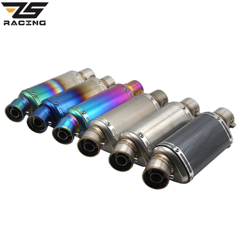 

ZS Racing 51mm Motorcycle Akrapovic Yoshimura Exhaust Pipe With DB killer Escape Moto CBR125 CB400 YZF R1 R6 R15 GXSR Z750