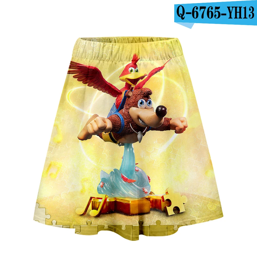 Banjo Kazooie юбка Harajuku Повседневная стиль Harajuku поп юбки новые сексуальные Kpops Женские повседневные горячие продажи модные юбки - Цвет: E
