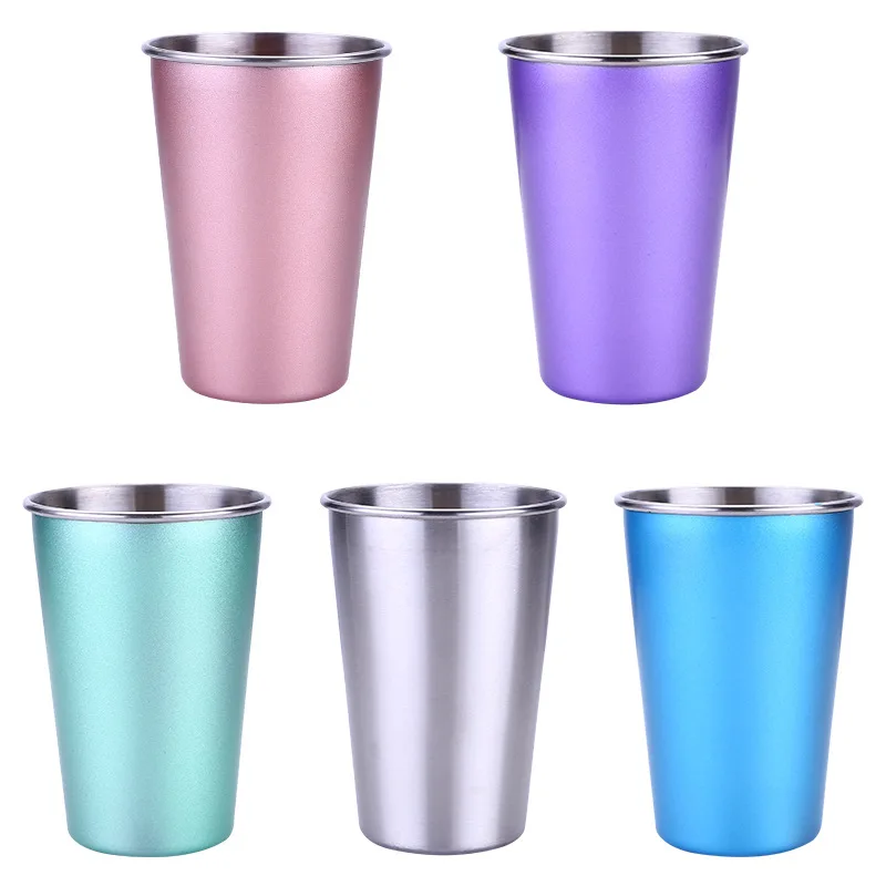 

Stainless Steel Coffee Mugs Outdoor Camping Party Travel Mug Drinking Juice Tea Beer Cups