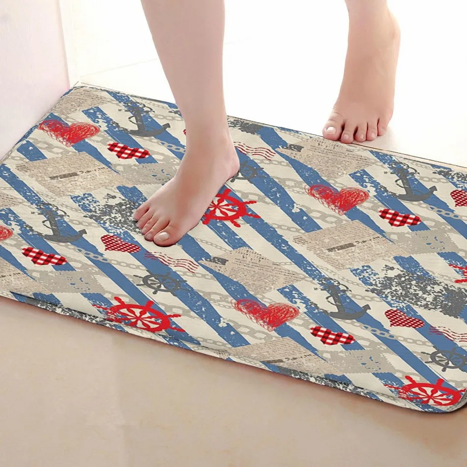 Руль Стиль Коврик для ванной комнаты, смешной Противоскользящий коврик для ванной, занавески для душа s аксессуары, соответствующие вашей душевой занавеске