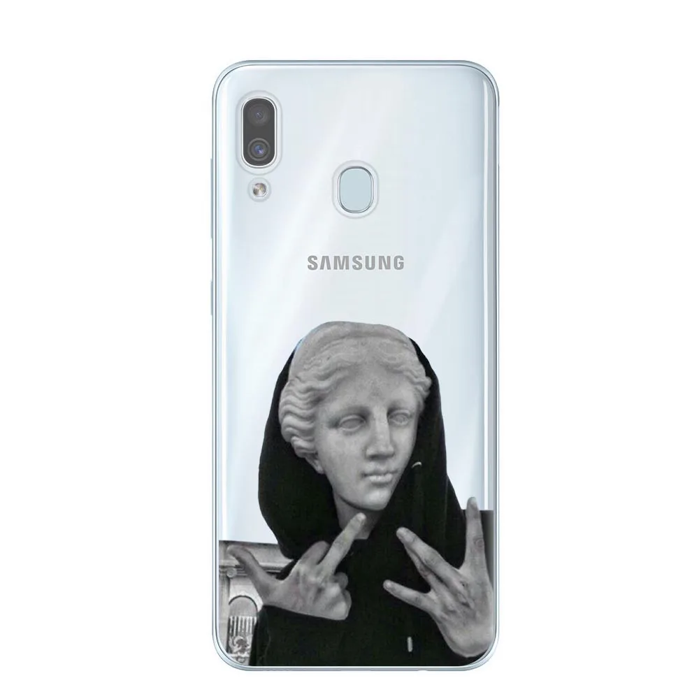 T5596 Чехол для телефона в винтажном стиле статуя Давида для Samsung A10 A20 A30 A40 A50 A60 A70 A80 A6 A8 A7 A9 Plus Мона Лиза Ван Гог Забавный чехол - Цвет: T5596