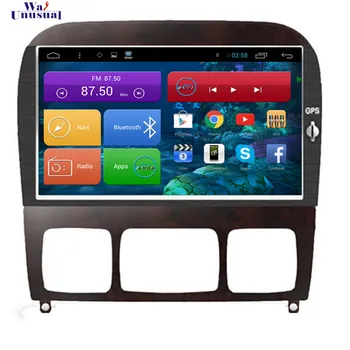 

WANUSUAL 9''Android 6.0 GPS Navigation for Mercedes-Benz S350 1998 1999 2000 2001 2002 2003 2004 2005 With BT Wifi Quad Core 16G