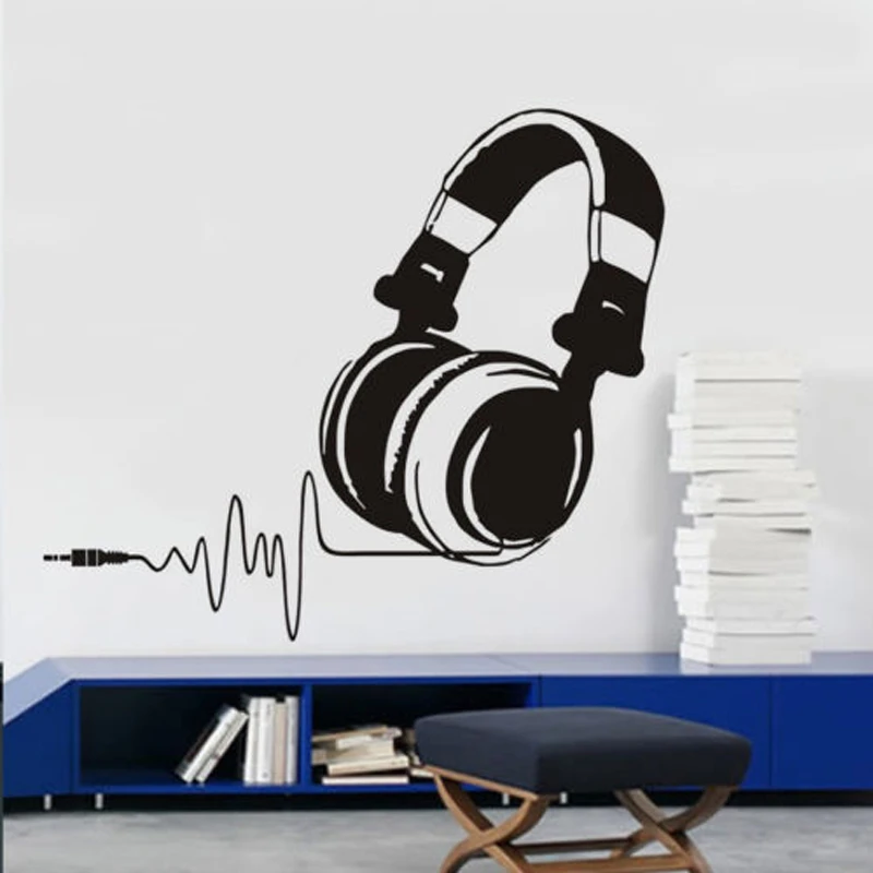 music headphones background