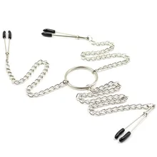 Bondage Slave Metal Breast Nipple Clamps Labium Clips Fetish Sex Products Adult Games For Female Erotic Couples Toys For Women