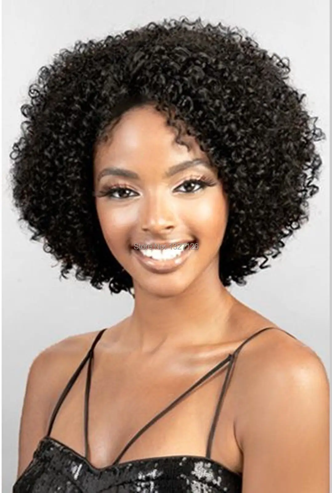 Buy Afro kinky curl wig for Aferica black women short