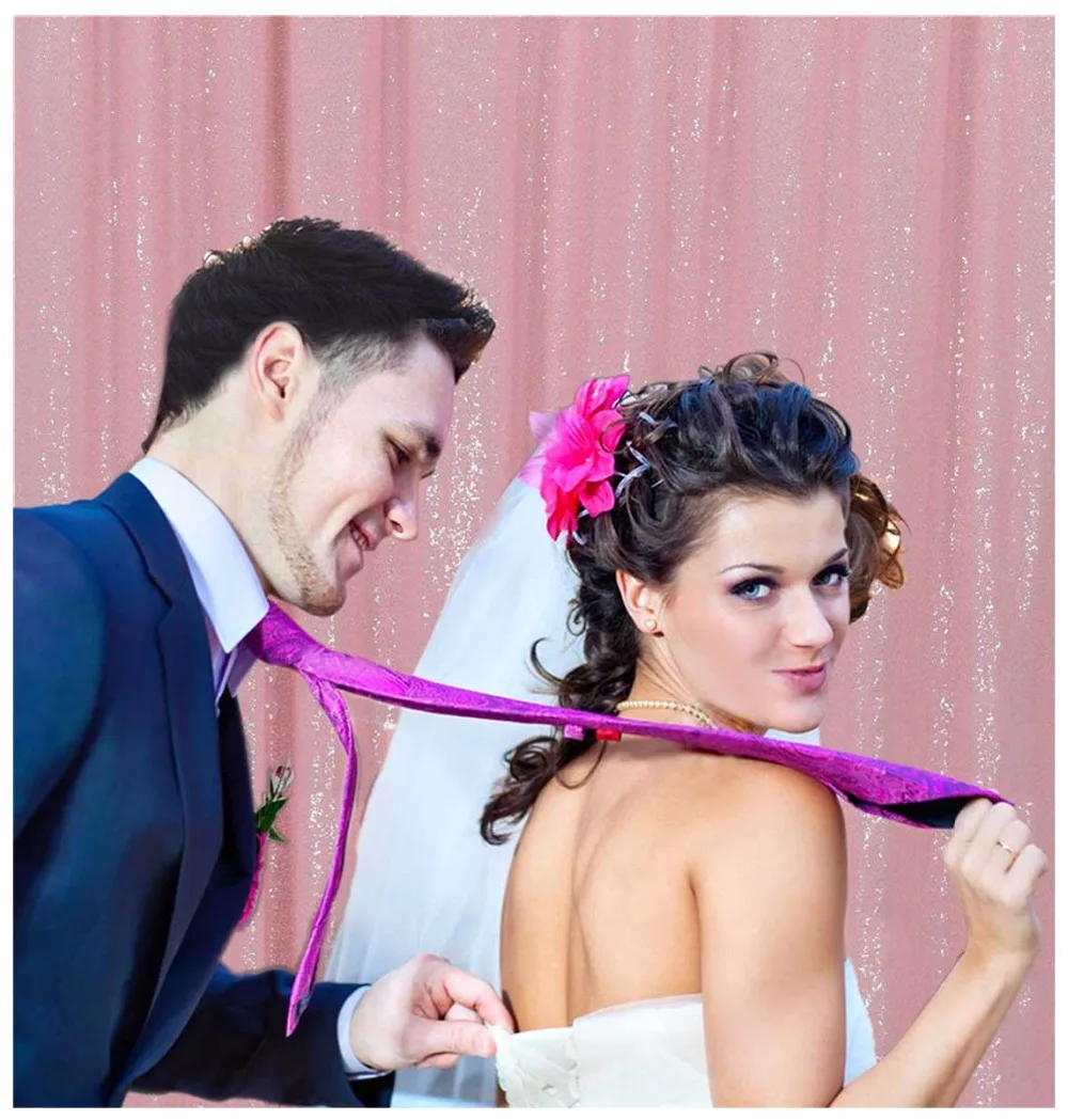 ShinyBeauty 5FTX7FT шампанского блесток фон Свадебный Photo Booth фотография церемония