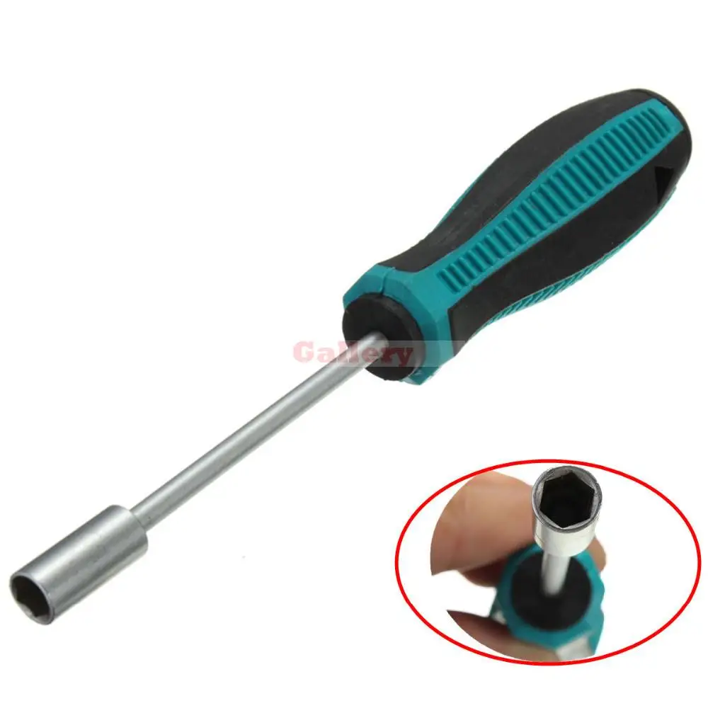 

6mm CRV Socket Wrench Screw Driver Set Metal Hex NUT Key Screwdriver Tool