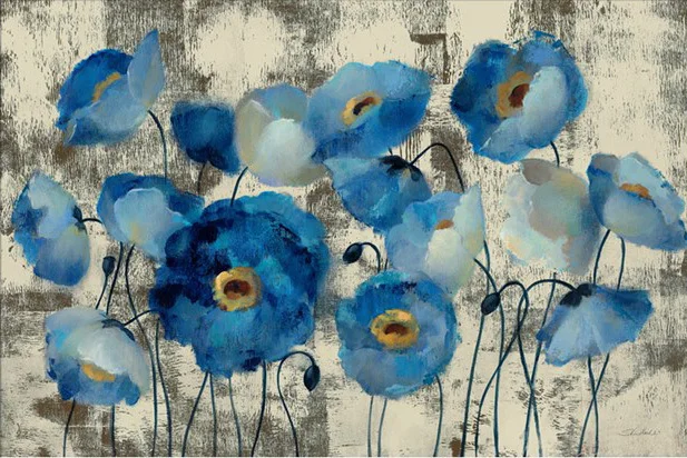 Hot sell abstract oil painting flower Aquamarine Floral by Silvia Vassileva Painting Art on Canvas High quality hand painted Hot sell abstract oil painting flower Aquamarine Floral by Silvia Vassileva Painting Art on Canvas High quality hand painted