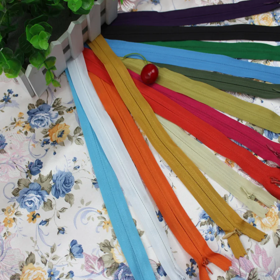 

Silk invisible zipper clothing accessories DIY zipper cheongsam invisible zipper clothing 50cm 60cm zipper