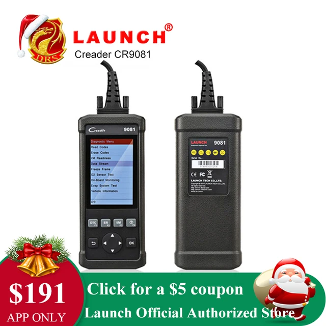 Best Price Launch CReader CR9081 Full OBD2 Diagnostic Tool Scanner DIY Auto Code Reader Automotive Scanner Pairing Car Emissions Analyzer