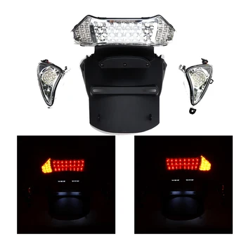 

For YAMAHA T-max TMAX 500 Tmax500 T-MAX500 Motorcycle LED Lamp Rear tail light brake light Turn Signal Light 2004 2007