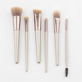 

KESMALL 6Pcs Makeup Brushes Set Beauty Tools Make-up Toiletry Kit Multi-function Foundation Eye Shadow Powder Brushes Kits CO925
