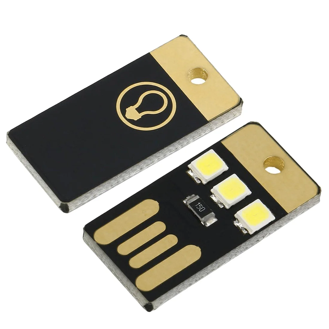Мини карманная карта USB Мощный светодиодный брелок ночник 5 шт. Ночная лампа 0,2 Вт Светодиодная лампа USB книга свет для ноутбука PC power bank