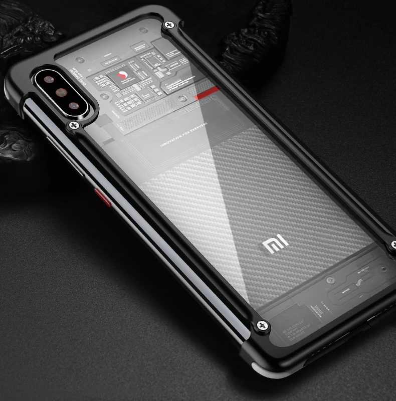 Oatsbasf Алюминиевый металлический бампер чехол для Xiaomi mi 8 mi 8/Pro/Explorer Роскошная подушка безопасности Защита от падения жесткий чехол mi 8 Pro