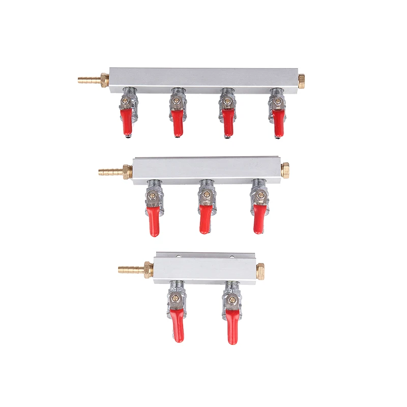 Многоходовой homebrew Co2 воздушный газовый распределительный коллектор разветвитель разливного пива Kegerator 1/4 Барб