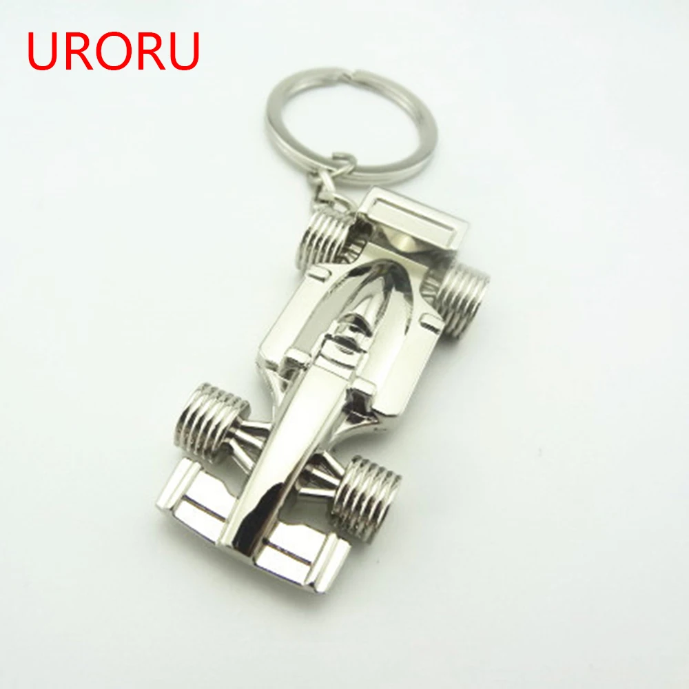URORU 10PCS Fashion Formula 1 Racing Car Car Styling keychain keyring