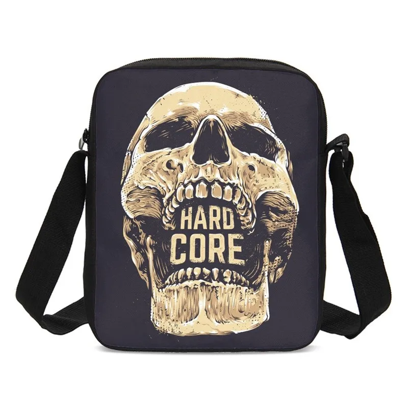 

Small Crossbody Bags For Men Women Fashion Cool Skull 3D Printing Sling Bags Shoulder Bags Handbags Messenger Bags Sac A Main