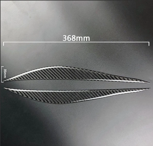 1 пара карбоновых фар Брови реснички на фары стикер отделка аксессуары подходят для BMW 3 серии 320i 328i 325i F30 2013