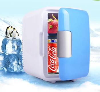 

Dual-Use 4L Home Car Use Refrigerators Ultra Quiet Low Noise Car Mini Refrigerators Freezer Cooling Heating Box Fridge