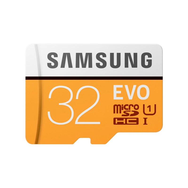 SAMSUNG карта памяти Micro SD карты памяти EVO 32 Гб U1 UHS-I C10 TF карты 95 МБ/с. читать Скорость 4K HD для смартфонов и планшетов с адаптером селфи-Стик