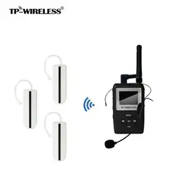 TP-wireless UHF WTAG05 система гида мини-Заушник приемник беспроводной передатчик система 1 передатчик N приемник и микрофон