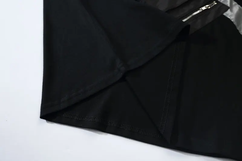 3M Reflective Stripe Front Zipper Pockets Tshirts 7