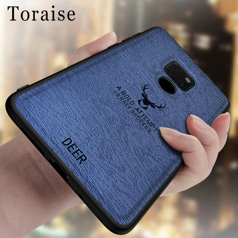 

Toraise For Huawei Mate 20 Pro Case For Huawei Mate 20 Case Magnetic Car Holder Soft Silicone PC Deer Cover For Huawei Mate 20