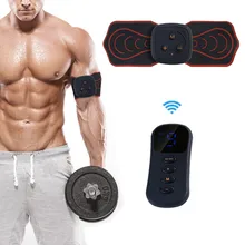 Наклейка для тренировки мышц, интеллектуальная портативная перезаряжаемая через USB Беспроводная система дистанционного управления, для шеи, талии, бедер, ног, задних ног