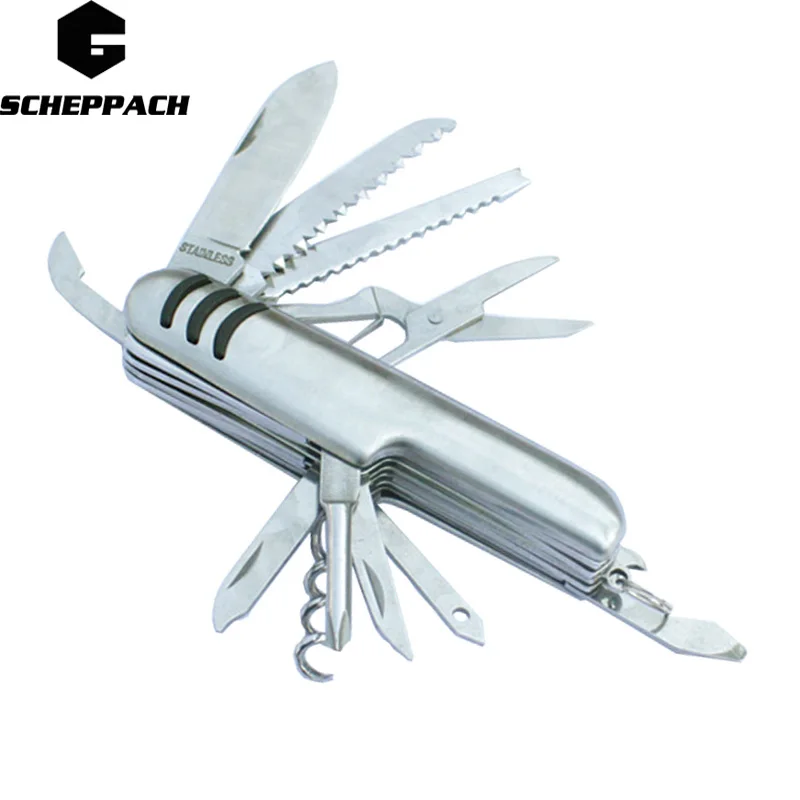 SCHEPPACH Multi fuction Stainless Folding Knife Outdoor ... SCHEPPACH Multi fuction Stainless Folding Knife Outdoor ...