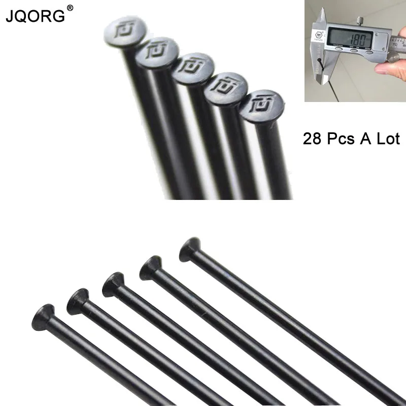 Buy 28 Pcs A Lot DT Bike Spokes Diameter 1.8 mm Black