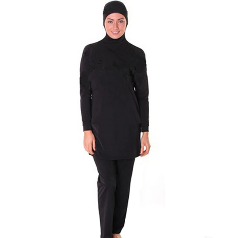 

5XL-S modest swimwear Cheap swimsuit new Conservative Muslim women summer Abaya Arabic Muslim swimwear female swimsuit