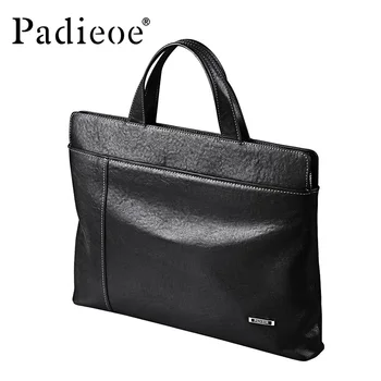 

Padieoe men bag briefcase leather computer bag messenger handbag purses jobs genuine leather